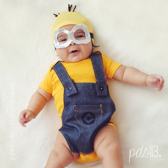 Baby DIY Minion Costume