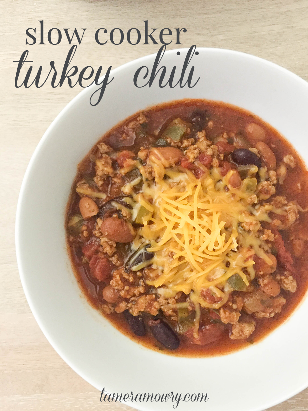 Recipe For Slow Cooker Turkey Chili - Tamera Mowry